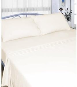 Cream Flannelette Pair Of Pillowcase 100% Thermal Brushed Cotton Flannel Pillow Case