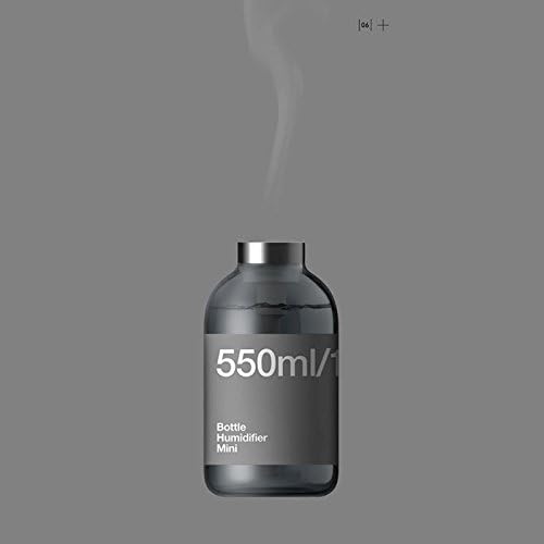CTao Humidifier Creative Gift Water Bottle Shape Home Office Mute New USB Humidifier Desktop Thinning Spray Air Humidifier Aroma Diffuser,Grey