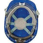 Baustellenhelm- Endurance Visier Helm- Schutzhelm- CE zertifiziert- EN397- EN166 1B AS,AF (Gelb) - 3