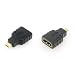 Produktbild Lloytron A2011 Adapter Micro-HDMI männlich auf HDMI weiblich, Vergoldet