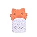 Produktbild iStary 2018 Baby Beißring Handschuhe Katze Cartoon Silikon Baby Beißring Beißring Molaren Kinder Anti-Biss Spielzeug Ungiftige Gesundheit Reich An Farbe