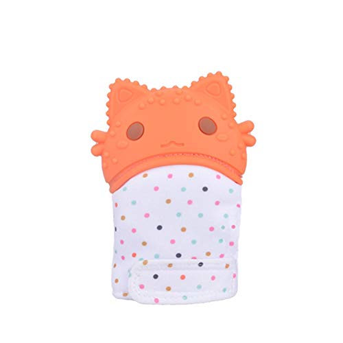 Preisvergleich Produktbild iStary 2018 Baby Beißring Handschuhe Katze Cartoon Silikon Baby Beißring Beißring Molaren Kinder Anti-Biss Spielzeug Ungiftige Gesundheit Reich An Farbe