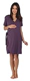 The Bamboo Birthing Wrap - Dark Plum - Medium (Pre-preg UK 10/12) For Pregnancy, Labour & Breastfeeding