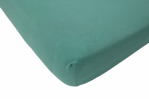 Jollein Fitted Sheet Terry Cloth (75 x 150 cm, Green)