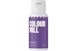Colour Mill Purple - Next Generation Oil Based Food Colouring for Baking, Decorating, Icing and Cooking Food Dye DIY Slime and Crafts - 20 ml