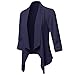 Produktbild ABsoar Mantel Damen Jacke offenen Front Cardigan Langarm Blazer Freizeitjacke Mantel Outwear Patchwork Cardigan Mantel Freizeit Anzugjacke