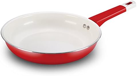 CUCUCU Frying Pan Steak Frying Pan Non-Stick Wok Cookware Set Wok Pancake Pan Frying Pan With Gas Stove Cooker Universal,Red 26cm