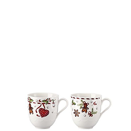 Geschenkserie Weihnachtsleckereien Set 2 Becher m.Hkl.