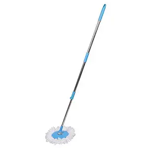 SEADEC Stainless Steel Mop Rod Stick with 360 Degree Rotating Pole with 2 Refill (Standard Size) (mop Stick)