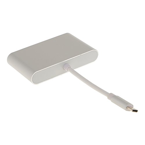 Generic Usb 3.1 Typ C Vga USB 3.0 Buchse AV-Adapterkabel Konverter Silber - 7