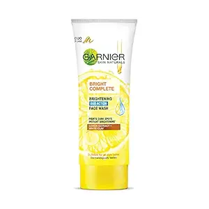 Garnier Bright Complete BRIGHTENING DUO ACTION Face Wash, 100g
