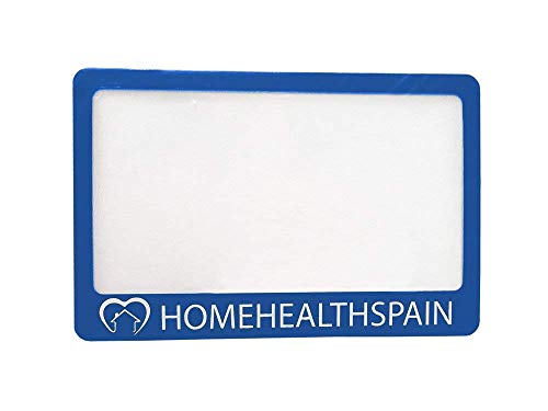 10 x Lupa de Bolsillo Fresnel para Lectura - Lupa para Coser - Lente de Bolsillo - Tamaño Tarjeta de Crédito