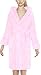 Produktbild Lady-Mode Bademantel mit Kapuze Mia Kurz (rosa, S)