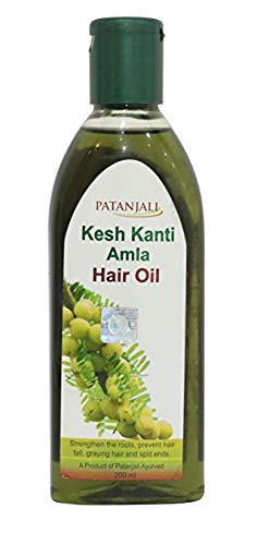 Patanjali Kesh Kanti Amla Aceite para el cabello, 200 ml