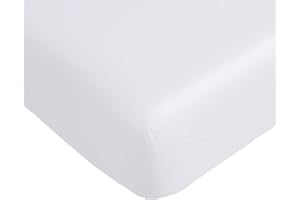 Lenzuola con Angoli 100% Cotone RE SOLE - Misure Standard per un Sonno di Qualità (Bianco, 180 x 200 cm)