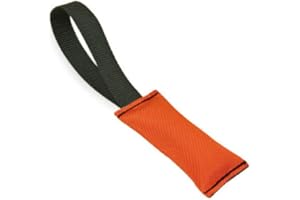 POLYTRANS Boudin de Rappel Flex pour Chien LG 15cm Ø 5.5cm Couleur Orange