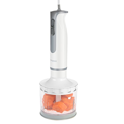 Homgeek Stabmixer 300 Watt 2 Geschwindigkeiten Tauchstabmixer-Set Praktische Handrührer Durable Kleingeräte - 3