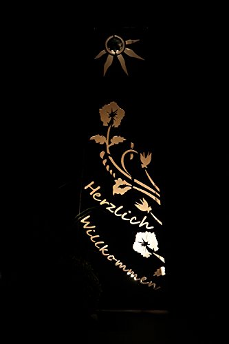 Rost Säule + Schale RS102+S11 Säulen konisch Herzlich Willkommen „kostenloser Versand“ Gartensäulen Säulen Deko Blumen - 4