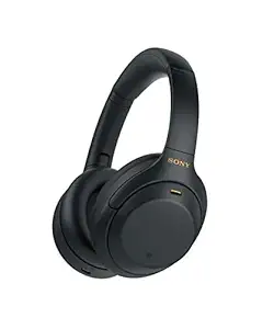 Sony WH-1000XM4 Industry Leading Wireless Noise Cancellation Headphones, Bluetooth Headset with Mic for Phone Calls, 30 Hrs Battery Life, Quick Charge, WFH, Touch Control, Alexa Voice Control (Black)