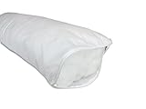 Seitenschläferkissen, Stillkissen VARIO weiss 30×180 cm, Kissenbezug Vlies 100% PP mit Reißverschluss, Füllung 3D-gekräuselte Hohlfaser, 30 Größen - 2