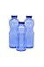 Produktbild SET 3x weichmacherfreie ( BPA-frei ) Trinkflasche aus TRITAN ® auslaufsicher, spülmaschinenfest in verschiedenen Größen (1x 0,5l, 2x 0,75l) mit 3x hygienischem CO2-Verschluss, original BRANORI, beste Qualität made in Germany | robust, Smoothieflasche, Yoga, wiederverwendbare Flasche, Sparset