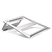 Produktbild Pucidder Belüfteter Desktop Silber Leichtgewichtig faltbar Laptop-Ständerhalter for Lenovo Huawei MateBook Acer Samsung