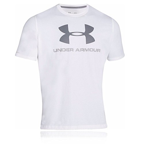 Under Armour Cc Sportstyle Logo Camiseta de Manga Corta, Hombre, Blanco (White/Graphite), XL