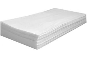ALMERICORP Toalla Spunlace desechable Color Blanco (100, 40 x 80 cm)