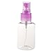 SODIAL(R) 10 pcs 50ml Spray Bottle Empty Plastic Makeup Atomizer Container Pump Transparent + light purple