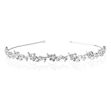 Pixnor Strass Blumen Diadem