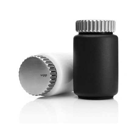 Vipp 263 Salz- und Pfeffermühle 3-tlg., schwarz, weiß