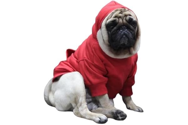 Trendy Hoodies for Pet (Red, XXL)
