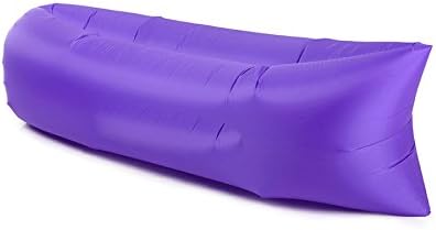 LQQAZY Outdoor Pocket Sofa Portable Air Sofa Bed Fast Air Cushion Beach Lazy Sofa Inflatable Bed,C