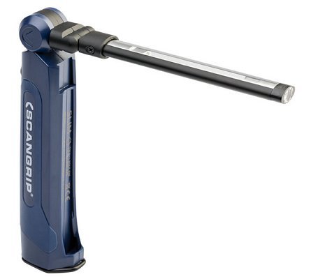 Scanprip 815612 Linterna Profesional, azul, 165 X 44 X 28 Mm