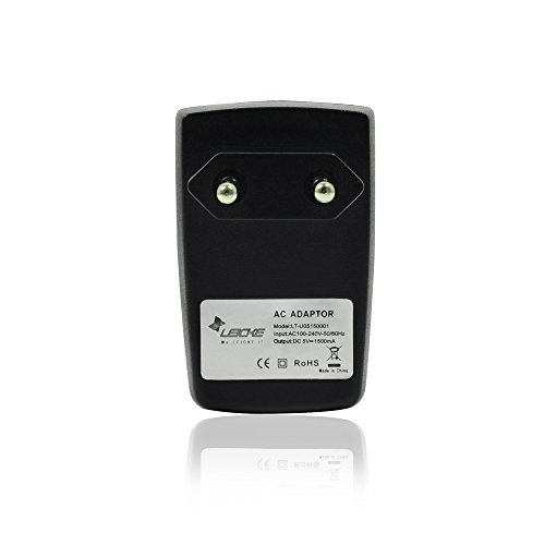 LEICKE USB Adapter Netzteil Wandnetzteil 5V 1.5A 7,5 Watt | laden Smartphones Tablet Reise Urlaub - 2