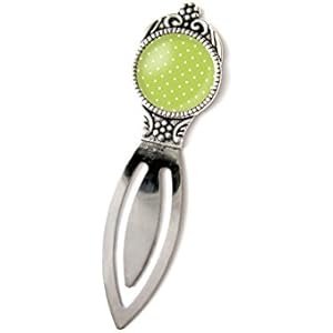 Lesezeichen / Büroklammer, Punktmuster