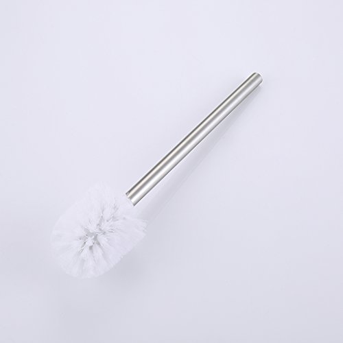 Finether Toilettenbürstenhalter Klobürstenhalter WC-Bürstengarnitur aus Edelstahl gebürstet rostfrei WC-Garnitur Toilettenbürste Klobürste WC-Bürste Wandmontage - 3