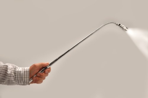 Unitec 77893 LED Teleskop Taschenlampe mit Magnet, schwarz - 2