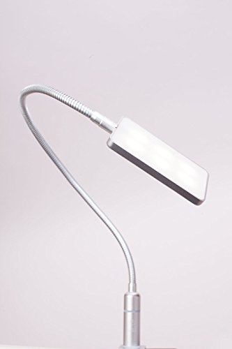4W LED Bettleuchte Leseleuchte Flexleuchte Nachttischlampe Bettlampe Leselampe … (2er SET „chrom“) - 3