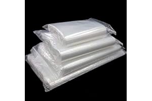 100 6" x 9" GRIPWELL® Grip Seal Bags | Reusable Clear Plastic Bags | Strong Resealable Zip Lock | Polythene Packaging for Food Storage Jewellery Medicine Herbs 15cm x 22.5cm