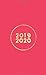 Produktbild 2019-2020: Two Year Monthly Pocket Planner | Mini 4 x 6.5” | Hot Pink + Gold (24 Month Calendar, Band 9)