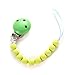 Chinatera 1 Piece Baby Girls Boys Pacifier Soother Dummy Nipple Leash Strap Wood Chain Clip Holder Random