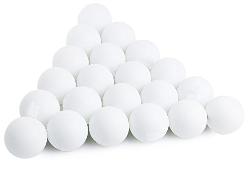 Lumanuby 50 pcs Club Balle de tennis de table de haute qualité Ping Pong Balles Balles d'entraînement de 40 mm, Lancer de machines jouant avec des animaux de compagnie