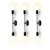 ★Luz hacia abajo/hacia arriba Longitud de la luz: cm/ pulgadas. Dimensiones de la base: x cm/ pulgada. Recomendado para: Esta moderna lámpara de pared LED se puede utilizar como decoración e iluminación para sala de estar, dormitorio, sala de lectura, galería, paredes de fotos, barra, espejo, etc.