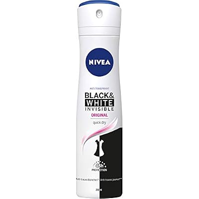 Nivea Déodorant Atomiseur Invisible for Black et White Clear 200 ml - Lot de 2