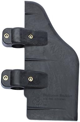 Bullnose Rudder Clamp On Rudder Kit for 24-55 Thrust Trolling Motors: Accessory for Pedal Boats, Pontoons, Kayaks, or Canoes by Bullnose Products