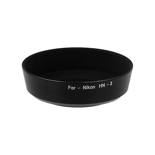 Fotodiox Pare-soleil pour Nikon 35mm f 1 4 AI-S 35mm f 2 35mm f 2 8 55mm f 2 8 3 5 Micro   35-80mm D-AF  remplace Nikon HN-3 