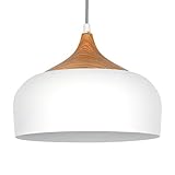 Einfache Montage: Konstruiert als Leichtgewicht kann diese Lampe schnell und einfach montiert und installiert werden. Die Verbindung zwischen Fassung und Lampenschirm ist verstärkt, für frustfreie und bequeme Montage und Nutzung.