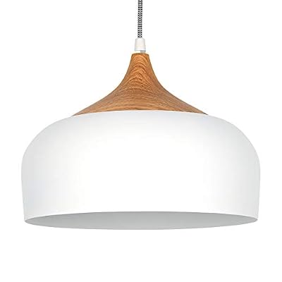 tomons Suspension LED Plafonnier Blanc Scandinave Moderne Style Simple pour Restaurant Salle à manger Restaurant