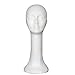 Produktbild Holeider Damen Kopf Modell, Langer Hals Styropor Schaum Schaufensterpuppe,Dummy-Perücke Brille Hut Display-Ständer